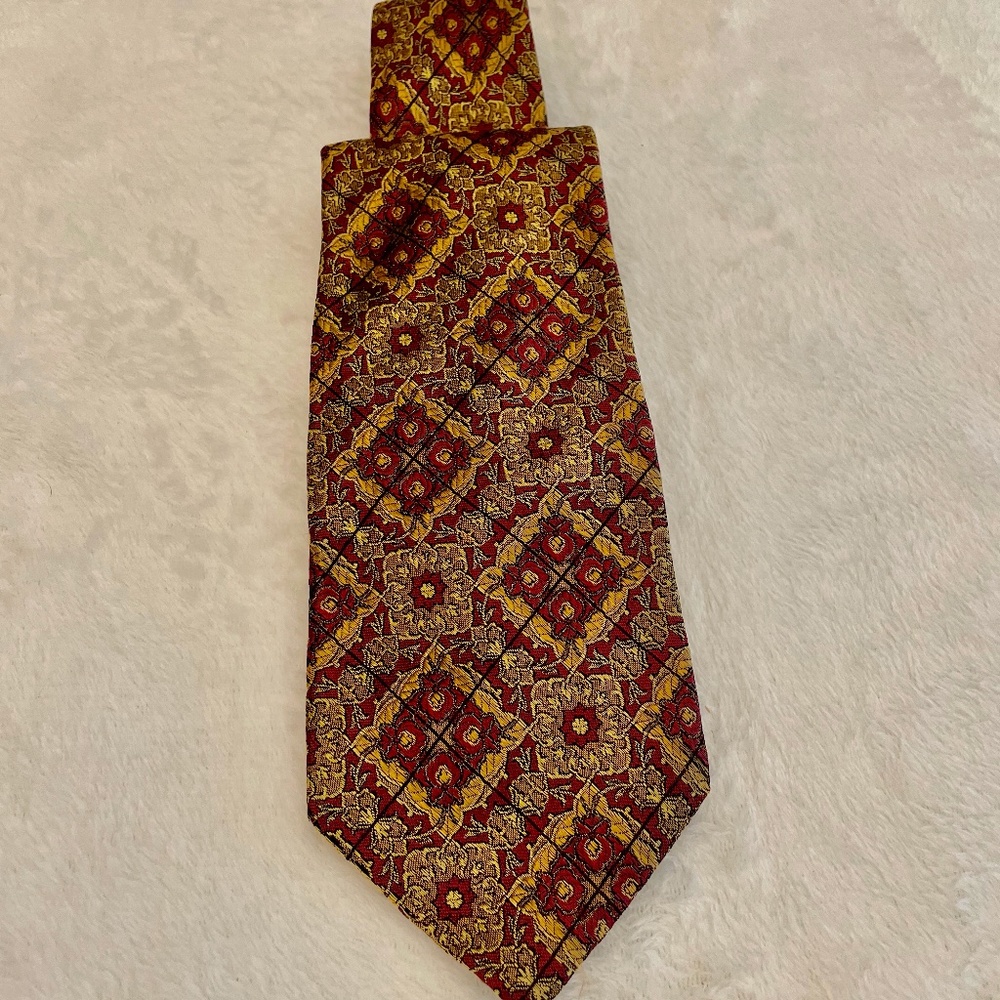 Land's End LONG 100% Silk Tie